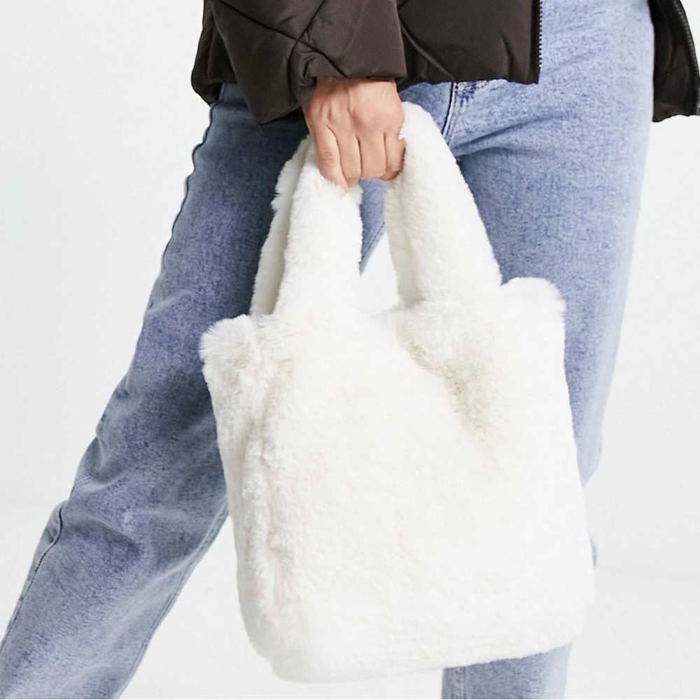 ASOS Threadbare Harlington Faux Fur Bag